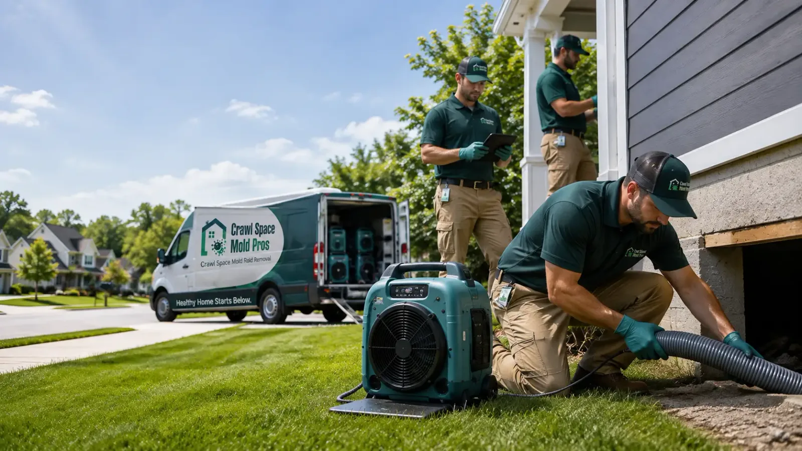 Crawl Space Mold Removal in Loretto, MN